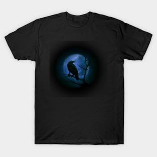 Raven and full moon T-Shirt